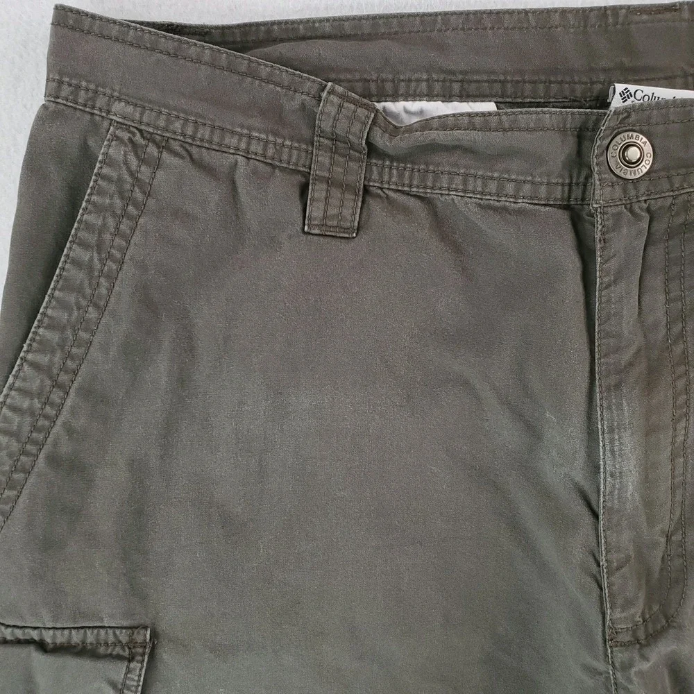Columbia Shorts Mens 38 Gray Cargo Utility Field Hiking‎ Outdoor 9